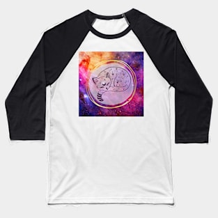 Lunar Kitty Baseball T-Shirt